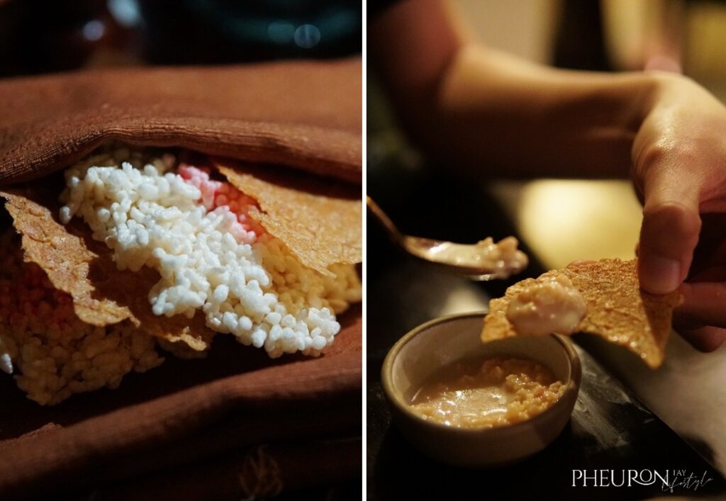 Banyan Tree Bintan Saffron crackers