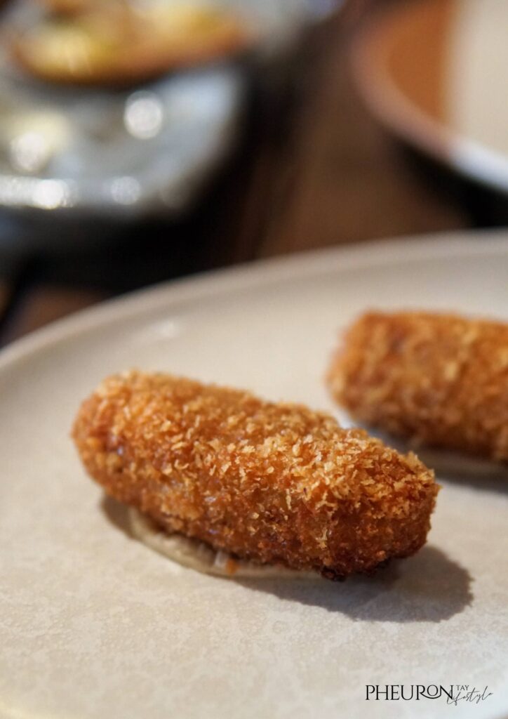 Olivia Restaurant & Lounge, Ham Croquette.