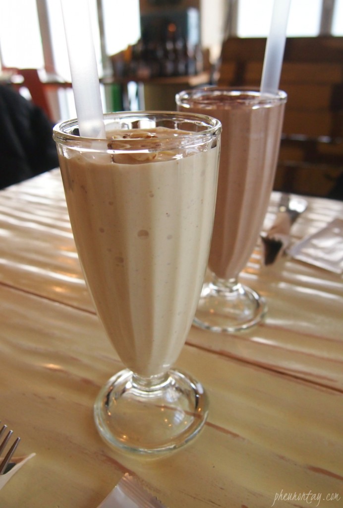 Nutella double choco shake 