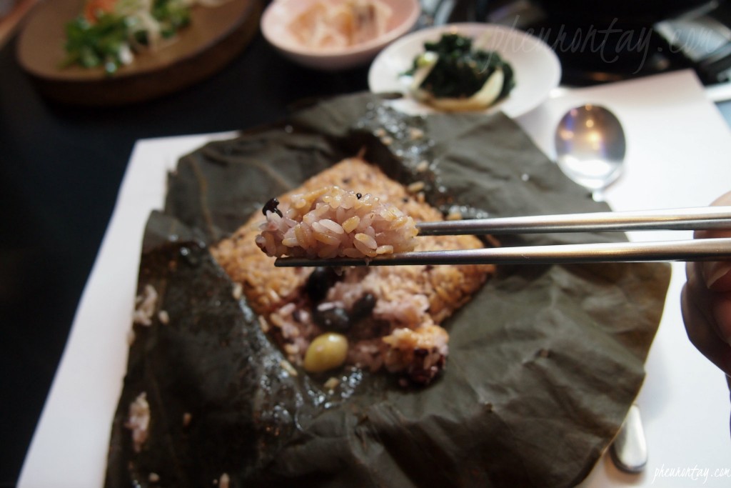 doroomi kitchen, samcheongdong lotus steamed rice 